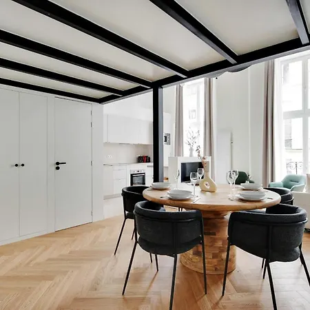 Cozy - 1br-4p - Place Des Victoires 아파트