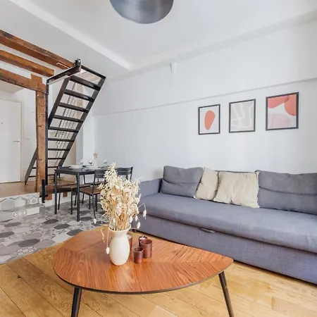 Cozy - 1br-4p - Place Des Victoires Apartman Párizs